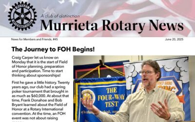 Murrieta Rotary News – June 20, 2025