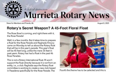 Murrieta Rotary News – August 8, 2025
