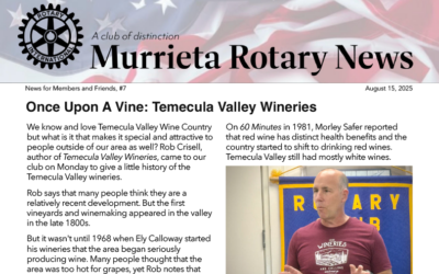Murrieta Rotary News – August 15, 2025