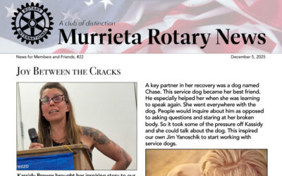 Murrieta Rotary News – December 5th, 2025