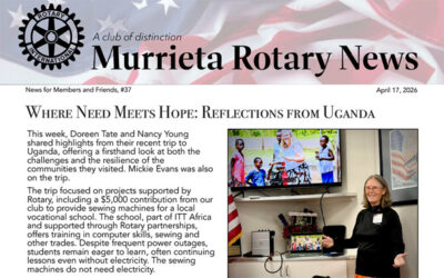 Murrieta Rotary News –  April 17th, 2026