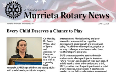 Murrieta Rotary News –  June 12th, 2026