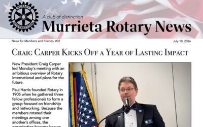 Murrieta Rotary News –  July 10th, 2026